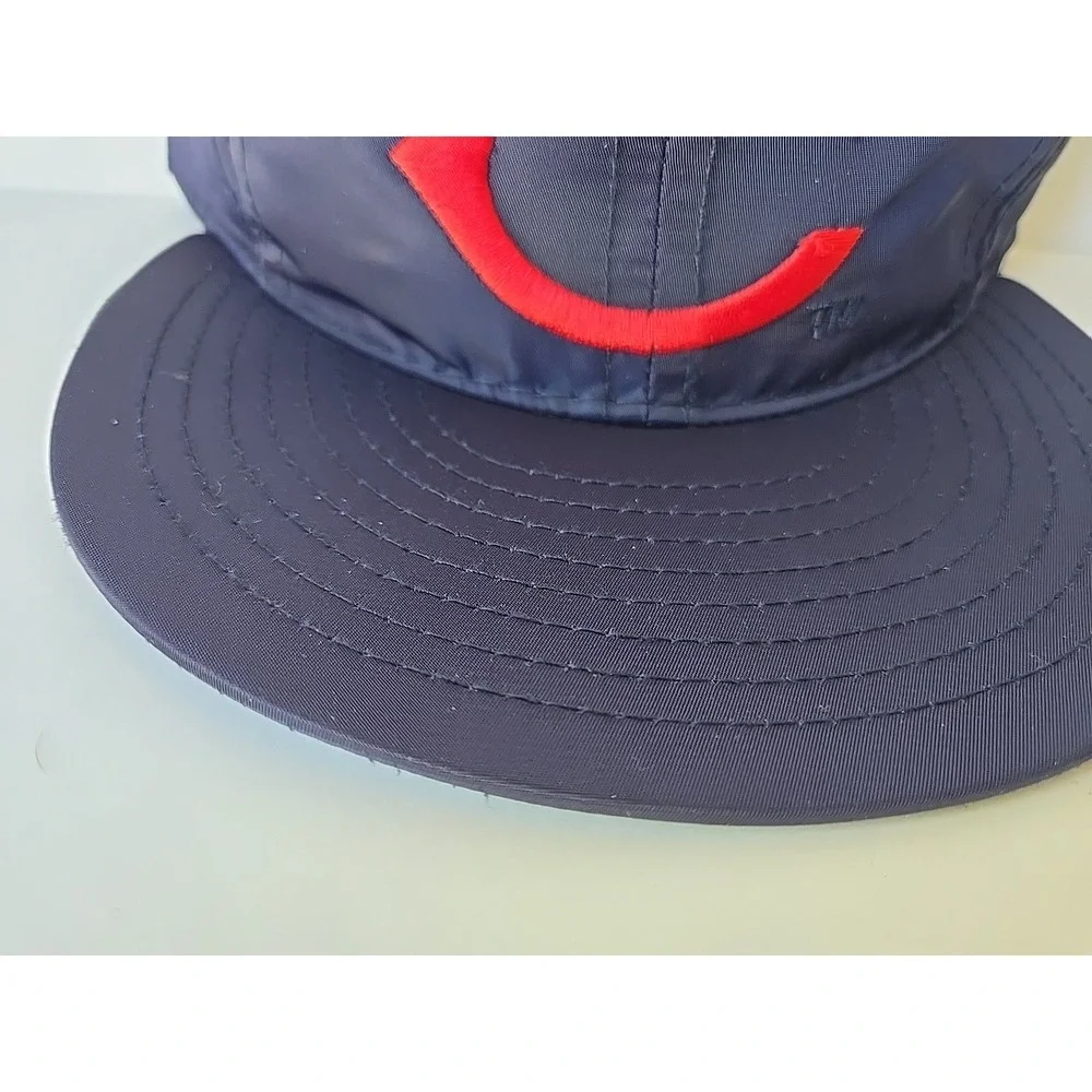 Ebbets Field‎ Flannels x '47 Cincinnati Reds Hat Satin  7 1/8 7.125 Fitted Vtg